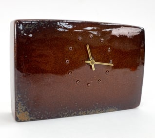 CAHL-HARRY STALHANE SWEDISH CERAMIC CLOCK