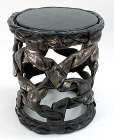 ATTR. TONY DUQUETTE "RIBBON" ACCENT TABLE C. 1970S