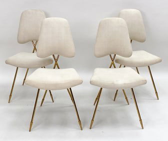 (4) JONATHAN ADLER MAXIME DINING CHAIRS