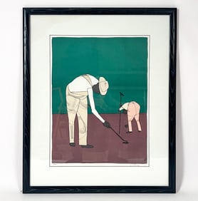 ROBERT GWATHMEY (1903-1988) "HOEING" LITHOGRAPH