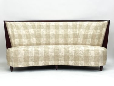 DONGHIA ART DECO STYLE CURVED SOFA 20TH C.