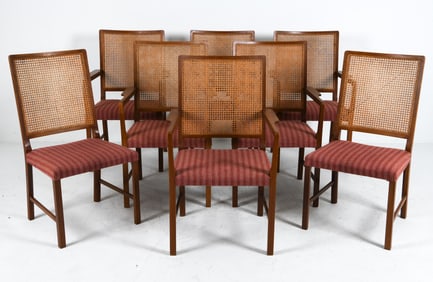 (8) BERNT PEDERSEN DANISH TEAK DINING CHAIRS