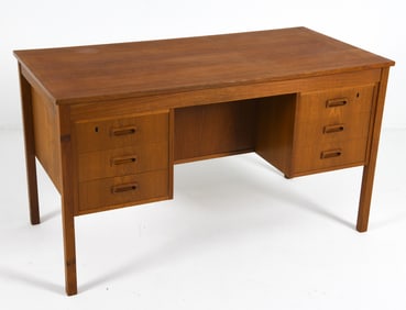 BORGE MOGENSEN STYLE TEAK WRITING DESK C. 1960S