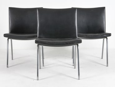 (3) HANS WEGNER M. AP38 'AIRPORT' CHAIRS C. 1960S