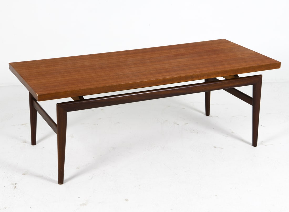 GRETE JALK STYLE DANISH TEAK COFFEE TABLE C. 1960S (1 of 10)