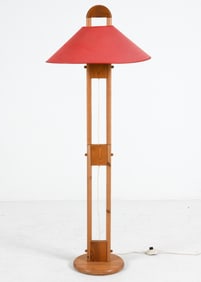 LYS DANISH PINE FLOOR LAMP C. 1970S