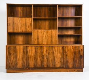 WESTERGAARDS ROSEWOOD BOOKCASE CABINET C. 1960S