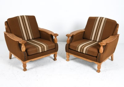 MANNER OF HENNING KJAERNULF DANISH LOUNGE CHAIRS