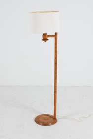 IKEA PINE FLOOR LAMP C. 1970S