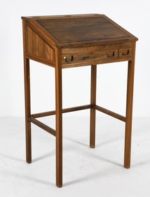 A. HANSEN STYLE ROSEWOOD PODIUM LECTERN DESK 1960S