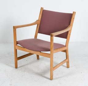 HANS J. WEGNER CH-52 BEECH LOUNGE CHAIR C. 1960S