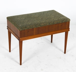 SWEDISH MID-CENTURY BENCH W/ STORAGE C. 1950S