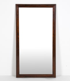 DANISH ROSEWOOD WALL MIRROR C. 1970S