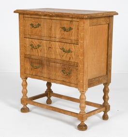 ATTR. HENNING KJAERNULF DANISH OAK SIDE CHEST