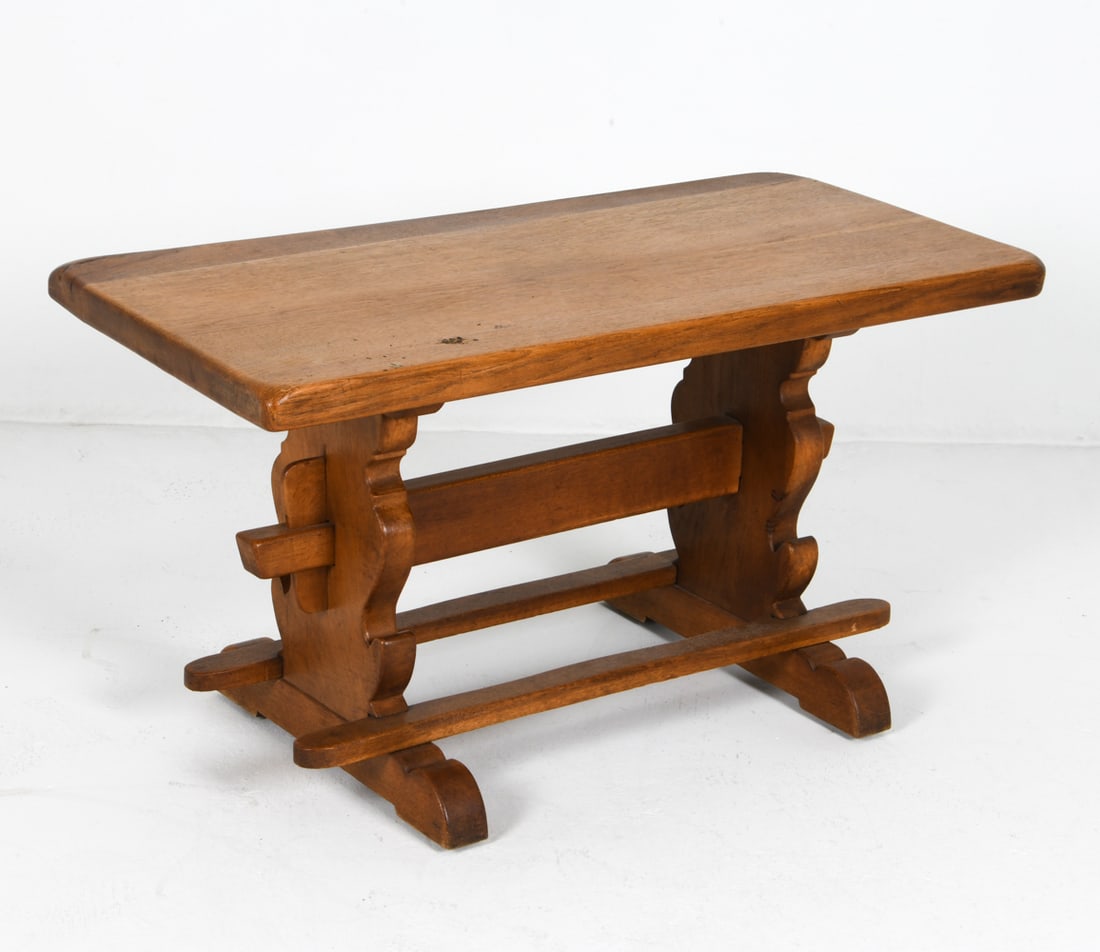 HENNING KJAERNULF STYLE DANISH OAK SIDE TABLE (1 of 10)
