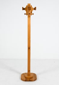 SCANDINAVIAN PINE COAT RACK C. 1970S