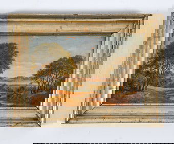 DANISH LANDSCAPE PAINTING O/B 19TH C.