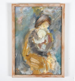 DANISH MOTHER & CHILD ABSTRACT O/C