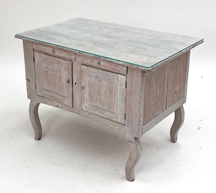 ANTIQUE SWEDISH GUSTAVIAN STYLE PAINTED PINE TABLE