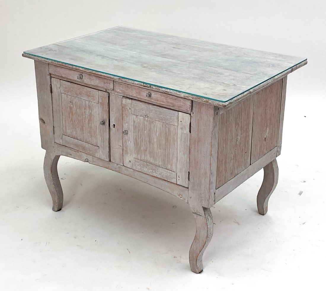 ANTIQUE SWEDISH GUSTAVIAN STYLE PAINTED PINE TABLE (1 of 15)