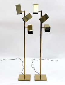 PAIR OF KOCH & LOWY "AMBASSADOR" FLOOR LAMPS