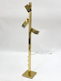 STYLE OF KOCH & LOWY "AMBASSADOR" BRASS FLOOR LAMP