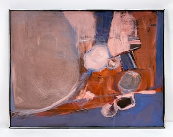 DIANE DAVIS LARGE ABSTRACT A/C PAINTING