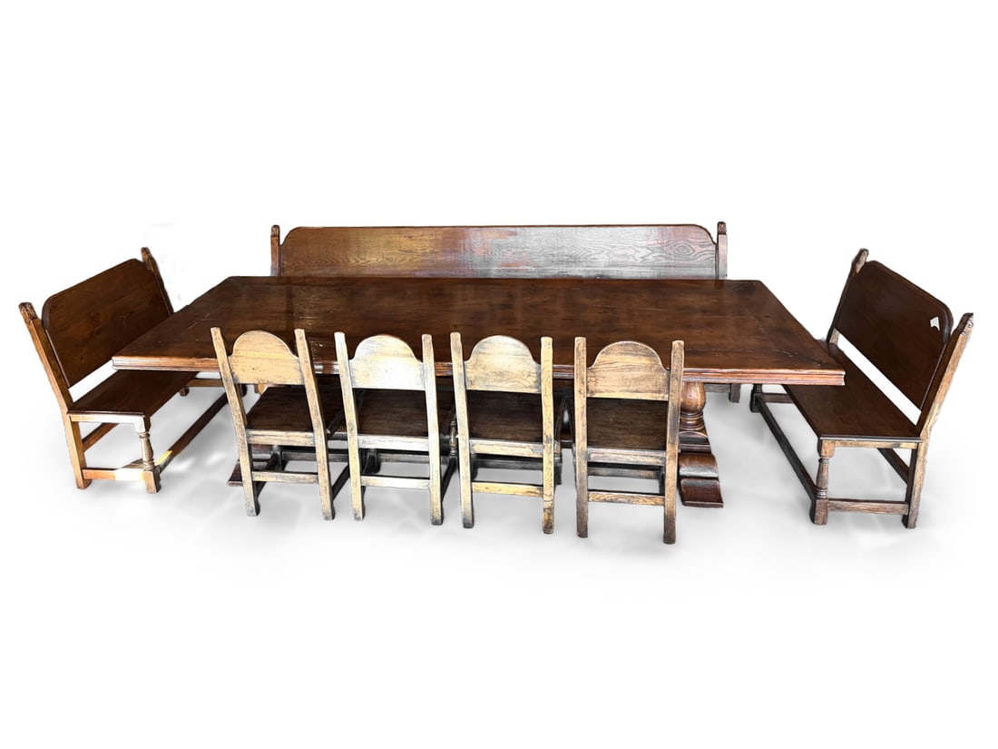 CHATEAU DE CORSAVY CUSTOM DINING TABLE SUITE (1 of 18)