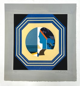 MAX PAPART (1911-1994) LITHOGRAPH W/ EMBOSSING