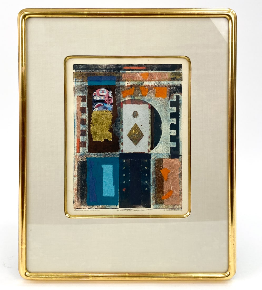 SUZANNE BENTON (B. 1936) MIXED MEDIA MONOTYPE (1 of 12)