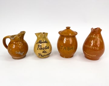 FRENCH POTTERY GROUPING