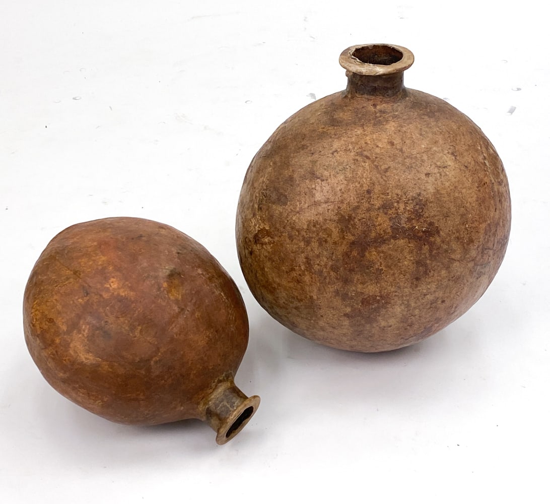 LARGE INDIAN RAWHIDE VESSELS (1 of 16)