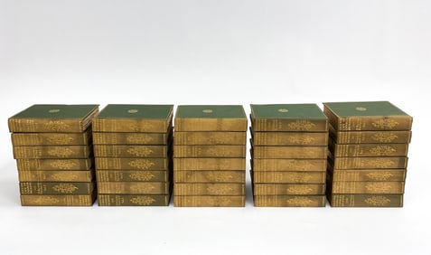 35 VOLUMES CHARLES DICKENS LEATHER BOUND BOOKS