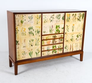 STYLE OF JOSEF FRANK SWEDISH TEAK HIGHBOARD 1960S