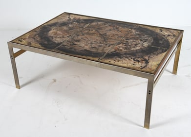 BIRTE VEDEL HOWARD STEEL & TILE COFFEE TABLE