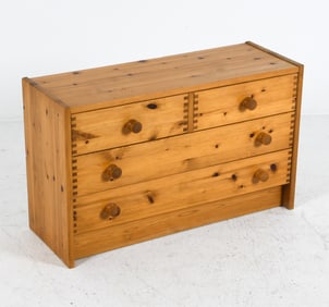 ATTR. AKSEL KJERSGAARD PINE CHEST OF DRAWERS 1970S