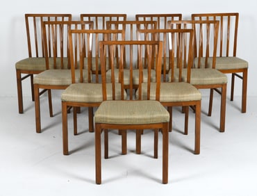 (10) MANNER OF OLE WANSCHER DINING CHAIRS 1960S