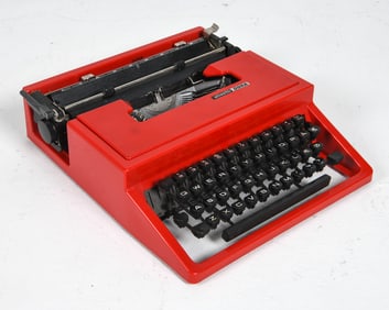 ETTORE SOTTSASS OLIVETTI "DORA" TYPEWRITER W/ CASE