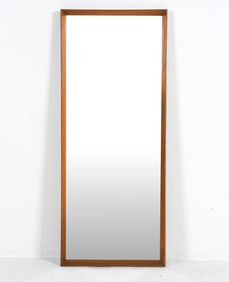 SIDNEY ABRAHAM DANISH TEAK WALL MIRROR C. 1960S