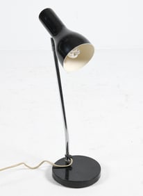 TS BELYSNING DANISH STEEL TABLE LAMP C. 1970S