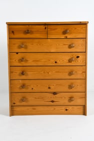 SVEN LARSSON STYLE SWEDISH PINE CHEST OF DRAWERS