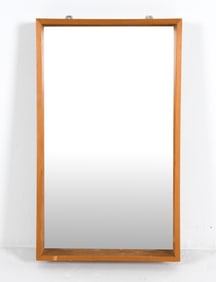 STYLE OF OSTEN KRISTIANSSON PINE WALL MIRROR 1960S