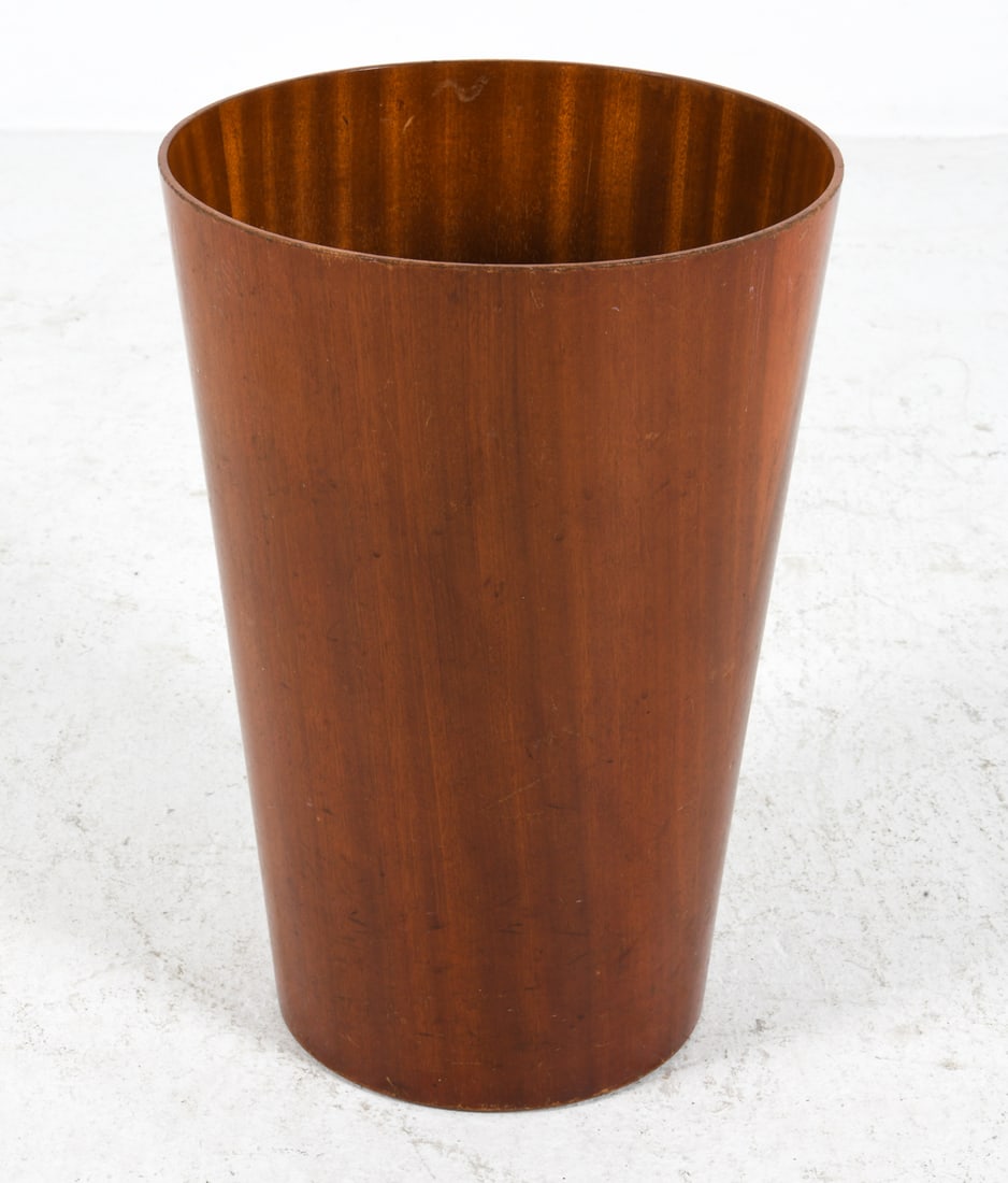 ATTR. MARTIN ABERG SWEDISH TEAK BASKET C. 1960S (1 of 6)