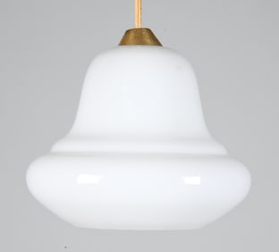 SCANDINAVIAN GLASS PENDANT LIGHT C. 1970S