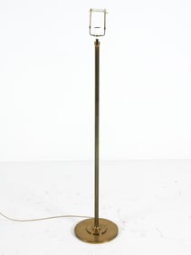 FALKENBERGS STYLE DANISH BRASS FLOOR LAMP C. 1970S