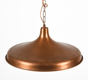 SCANDINAVIAN BRUSHED COPPER PENDANT LIGHT
