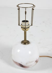 MICHAEL BANG HOLMEGAARD 'SAKURA' GLASS TABLE LAMP