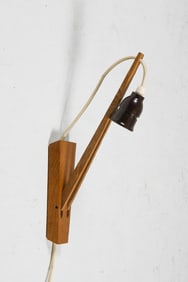 DANISH TEAK WALL SCONCE C. 1960S