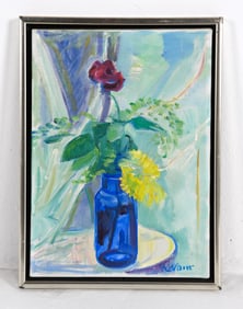 ALBERT NAUR (DANISH, 1889-1973) STILL LIFE A/C