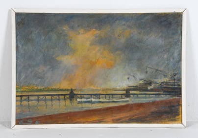 DANISH SHORELINE LANDSCAPE O/C